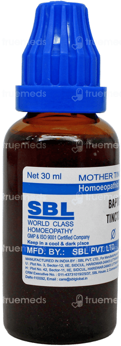 Sbl Baptisia Tinctoria Q Mother Tincture 30Ml
